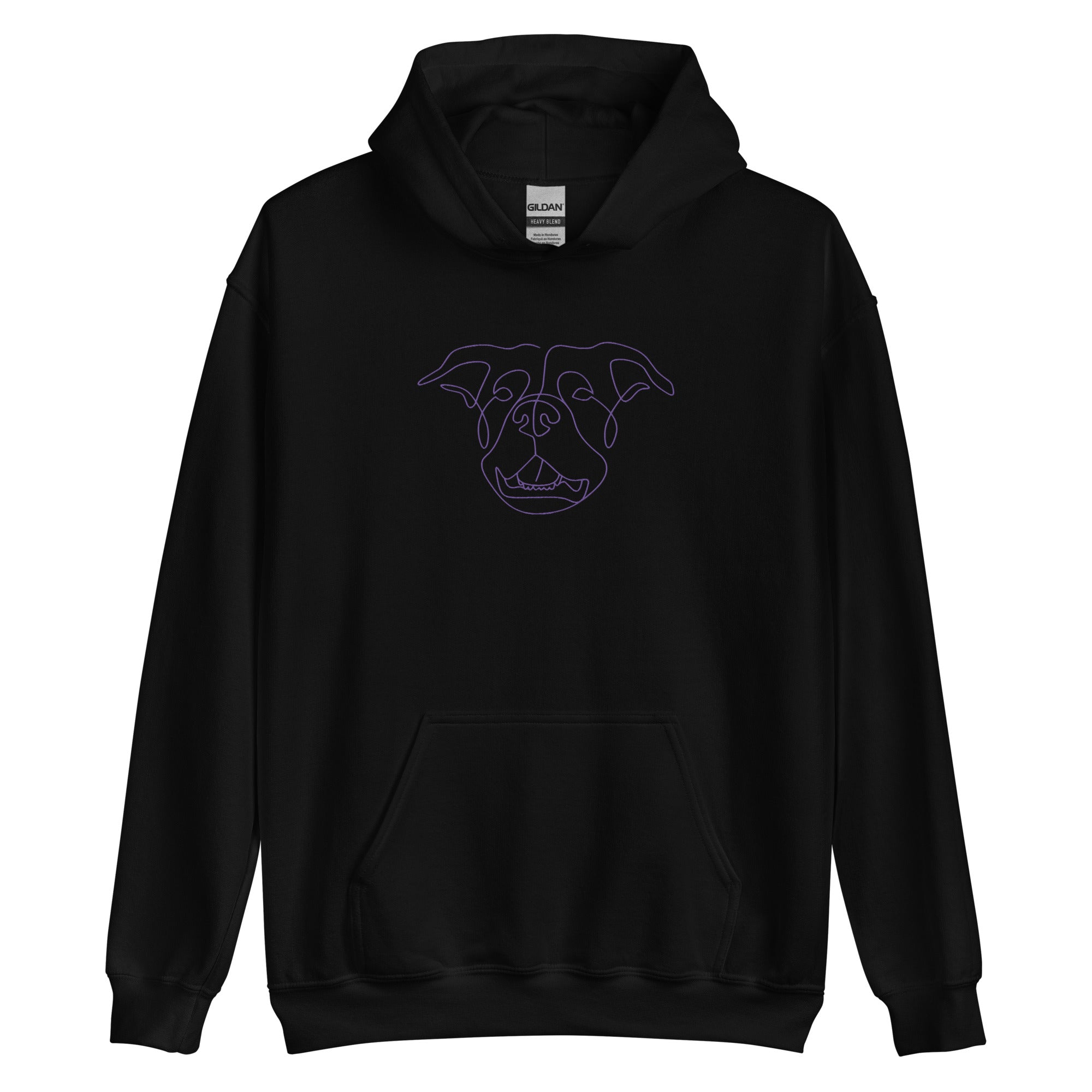 Embroidered Custom One-Line Art Hoodie